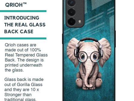 Adorable Baby Elephant Glass Case For Oppo F19 For Discount