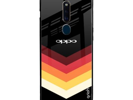 Abstract Arrow Pattern Glass Case For Oppo F11 Pro Online Hot Sale