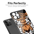 Angry Tiger Glass Case For iPhone XS Online now