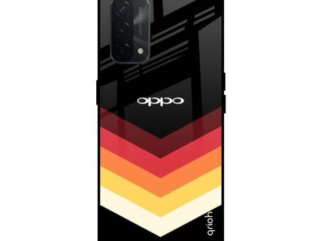 Abstract Arrow Pattern Glass Case For Oppo A74 For Cheap