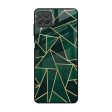 Abstract Green Glass Case For Samsung Galaxy A22 Online now