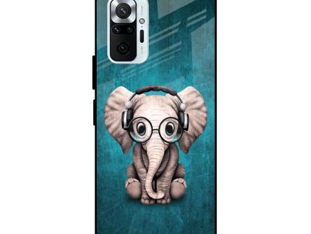 Adorable Baby Elephant Glass Case For Redmi Note 10 Pro Max Supply