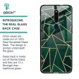 Abstract Green Glass Case For Oppo F11 Pro Online Sale