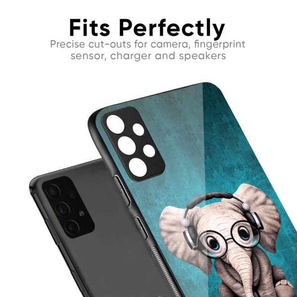 Adorable Baby Elephant Glass Case For Oppo F19 For Discount