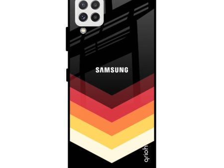 Abstract Arrow Pattern Glass Case For Samsung Galaxy A22 Supply