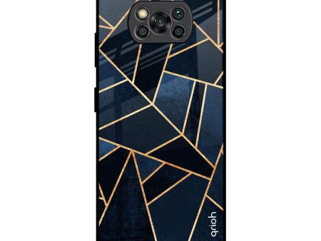 Abstract Tiles Glass Case for Poco X3 Pro Fashion