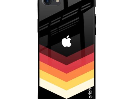 Abstract Arrow Pattern Glass Case For iPhone 7 For Cheap