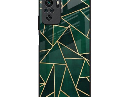 Abstract Green Glass Case For Redmi Note 10S Online Hot Sale