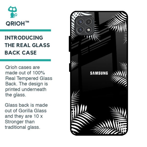 Zealand Fern Design Glass Case For Samsung Galaxy A22 5G Online Sale