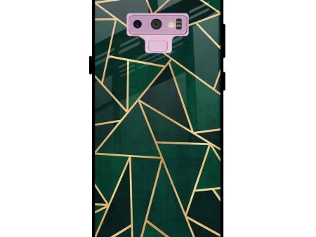 Abstract Green Glass Case For Samsung Galaxy Note 9 Online