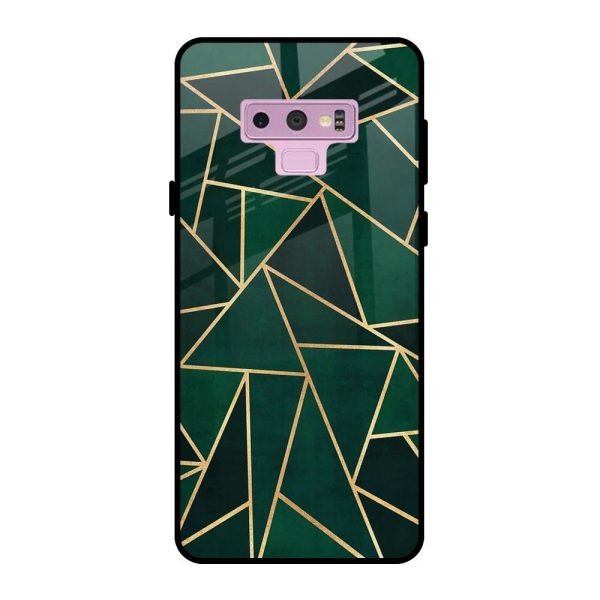 Abstract Green Glass Case For Samsung Galaxy Note 9 Online