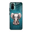 Adorable Baby Elephant Glass Case For Mi Redmi Note 10 Supply