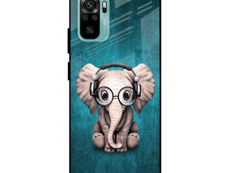 Adorable Baby Elephant Glass Case For Mi Redmi Note 10 Supply