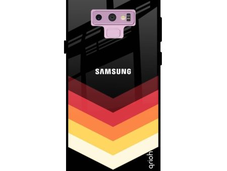 Abstract Arrow Pattern Glass Case For Samsung Galaxy Note 9 Cheap