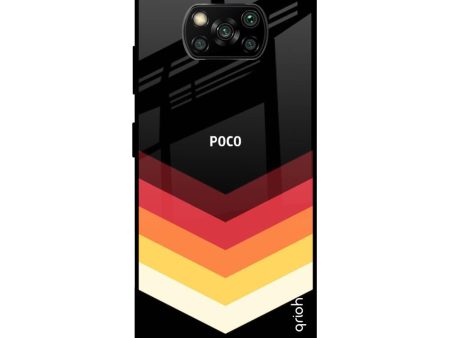 Abstract Arrow Pattern Glass Case For Poco X3 Pro Cheap