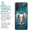 Adorable Baby Elephant Glass Case For Oppo A74 Discount