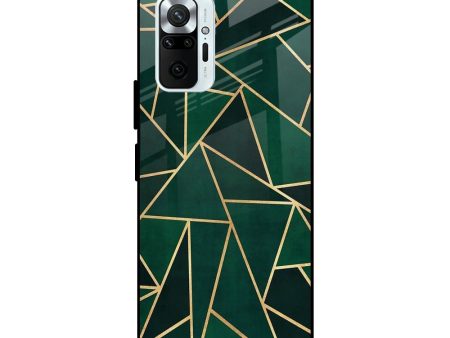 Abstract Green Glass Case For Redmi Note 10 Pro Max on Sale