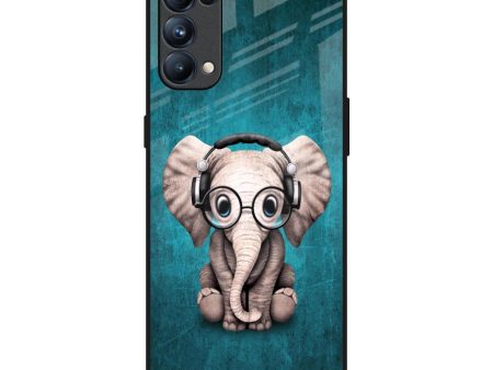 Adorable Baby Elephant Glass Case For Oppo Reno5 Pro Online Hot Sale