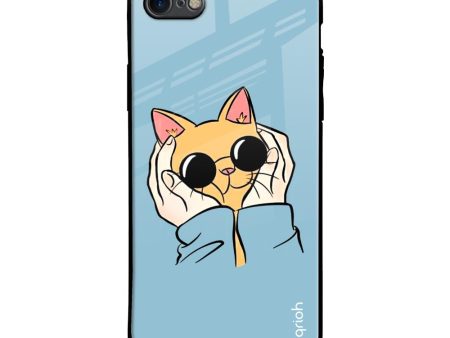 Adorable Cute Kitty Glass Case For iPhone 7 Online now