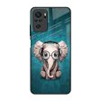 Adorable Baby Elephant Glass Case For Redmi Note 10S Supply