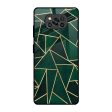 Abstract Green Glass Case For Poco X3 Pro Online now