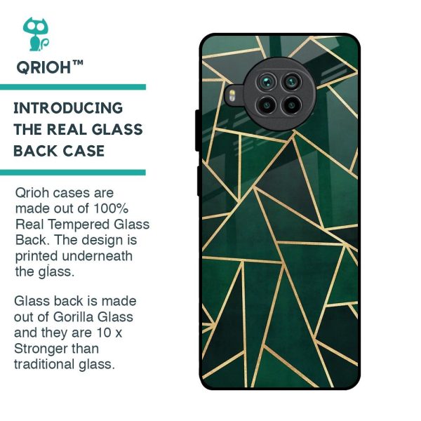 Abstract Green Glass Case For Mi 10i 5G For Sale