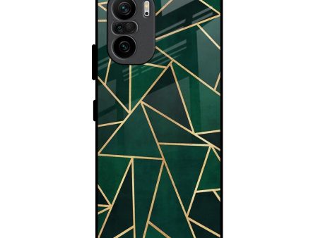 Abstract Green Glass Case For Mi 11X Pro Sale