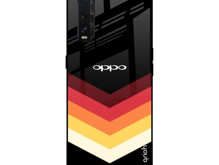 Abstract Arrow Pattern Glass Case For Oppo Find X2 Fashion