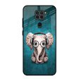 Adorable Baby Elephant Glass Case For Redmi Note 9 Online now