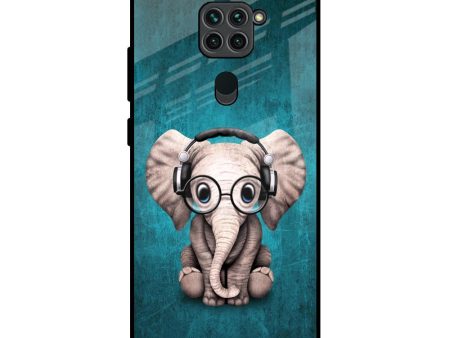 Adorable Baby Elephant Glass Case For Redmi Note 9 Online now