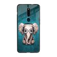 Adorable Baby Elephant Glass Case For Oppo F11 Pro Online