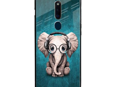 Adorable Baby Elephant Glass Case For Oppo F11 Pro Online