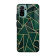 Abstract Green Glass Case For Mi Redmi Note 10 Cheap