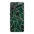 Abstract Green Glass Case For Oppo F19 Pro Plus Discount