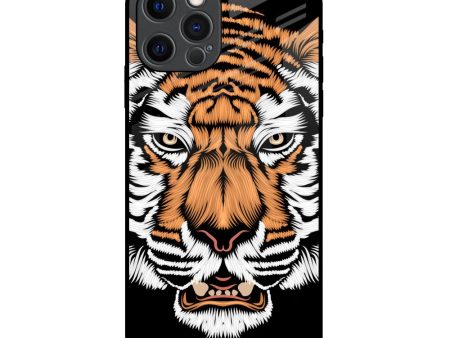 Angry Tiger Glass Case For iPhone 12 Pro Supply