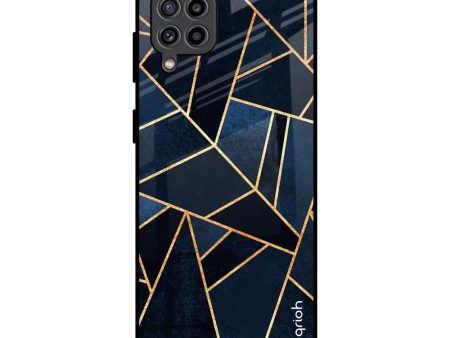 Abstract Tiles Glass Case for Samsung Galaxy F22 Sale