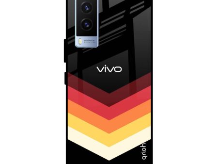 Abstract Arrow Pattern Glass Case For Vivo V21e For Cheap