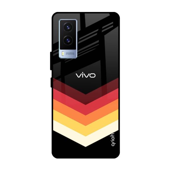 Abstract Arrow Pattern Glass Case For Vivo V21e For Cheap