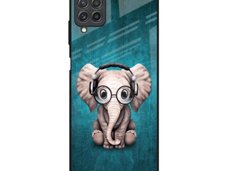 Adorable Baby Elephant Glass Case For Samsung Galaxy A22 Online now