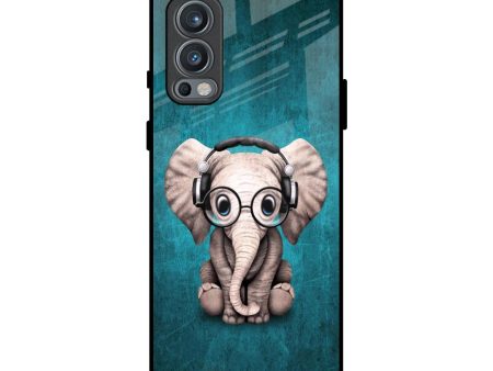 Adorable Baby Elephant Glass Case For OnePlus Nord 2 Sale