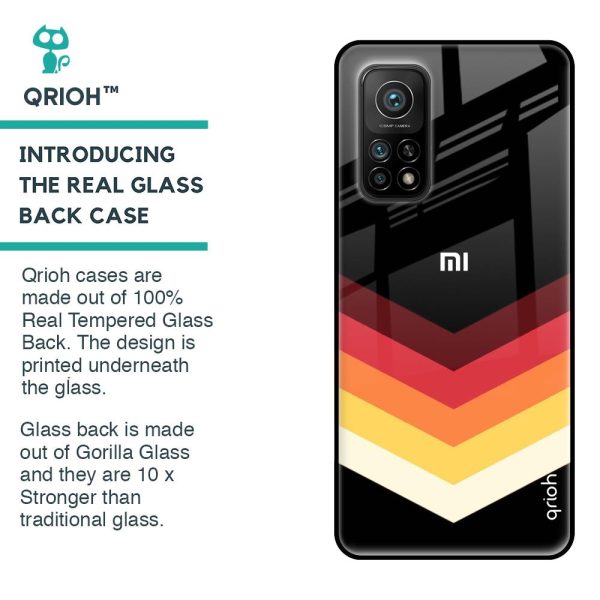 Abstract Arrow Pattern Glass Case For Xiaomi Mi 10T on Sale