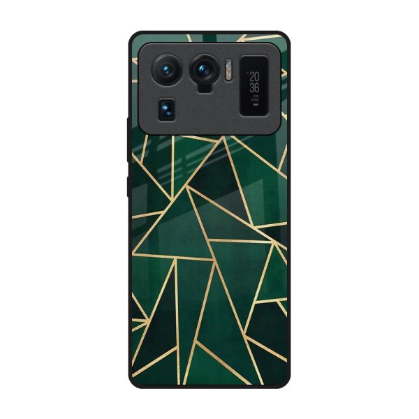 Abstract Green Glass Case For Mi 11 Ultra Online now