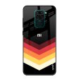 Abstract Arrow Pattern Glass Case For Redmi Note 9 Online Sale