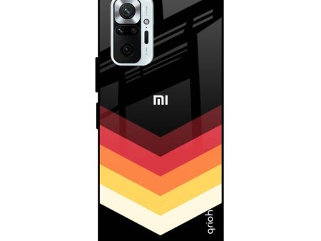 Abstract Arrow Pattern Glass Case For Redmi Note 10 Pro Max Hot on Sale