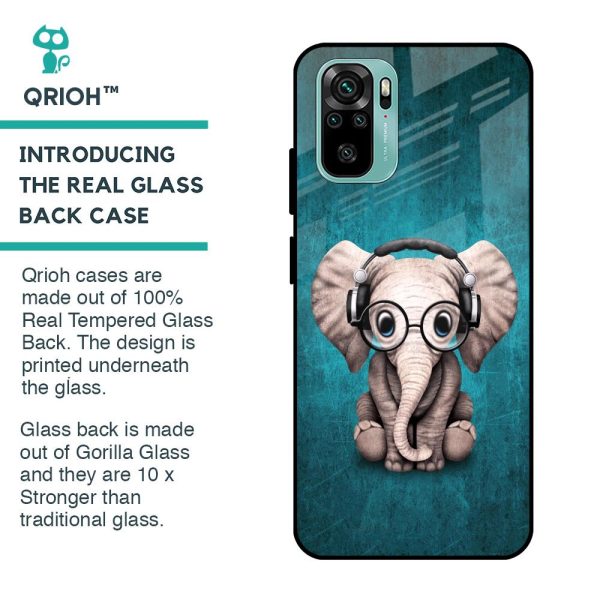 Adorable Baby Elephant Glass Case For Mi Redmi Note 10 Supply