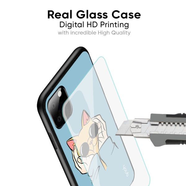 Adorable Cute Kitty Glass Case For iPhone 7 Online now