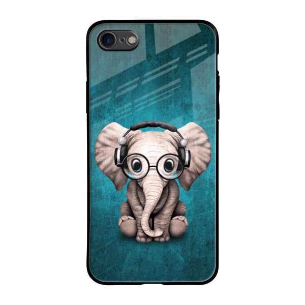 Adorable Baby Elephant Glass Case For iPhone 8 Supply