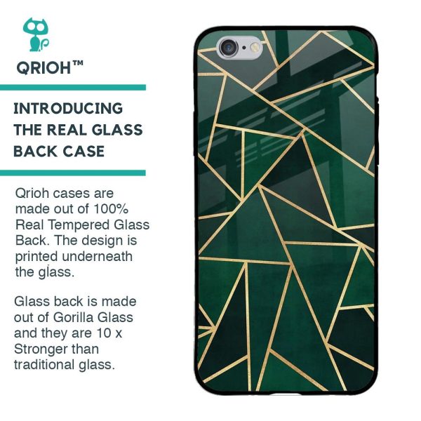 Abstract Green Glass Case For iPhone 6 Plus For Cheap