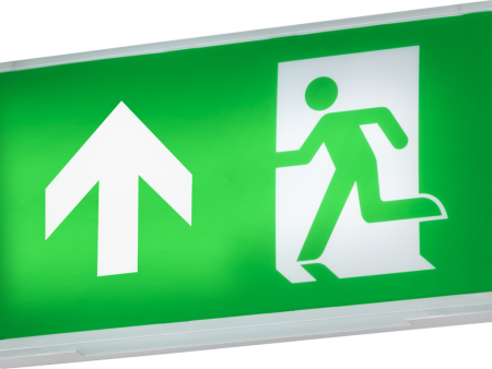 Knightsbridge EMRNST - 230V IP20 4W LED Emergency Exit Sign - Self-Test For Discount