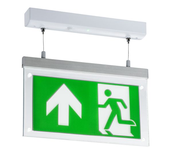 Knightsbridge EMLSUS 230V  2W LED Suspended Double-Sided Emergency Exit Sign Online now